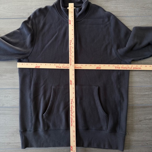 Champion x Todd Snyder Sportswear Mens 2X Large Navy Blue Quarter Zip Sweatshirt - Picture 3 of 7